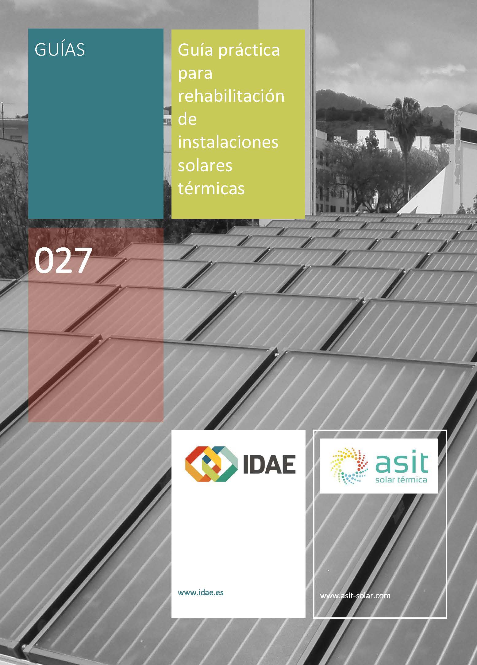 Cover Guía práctica para la rehabilitación de instalaciones solares térmicas