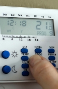 Termostato. La calefacción a 21 grados