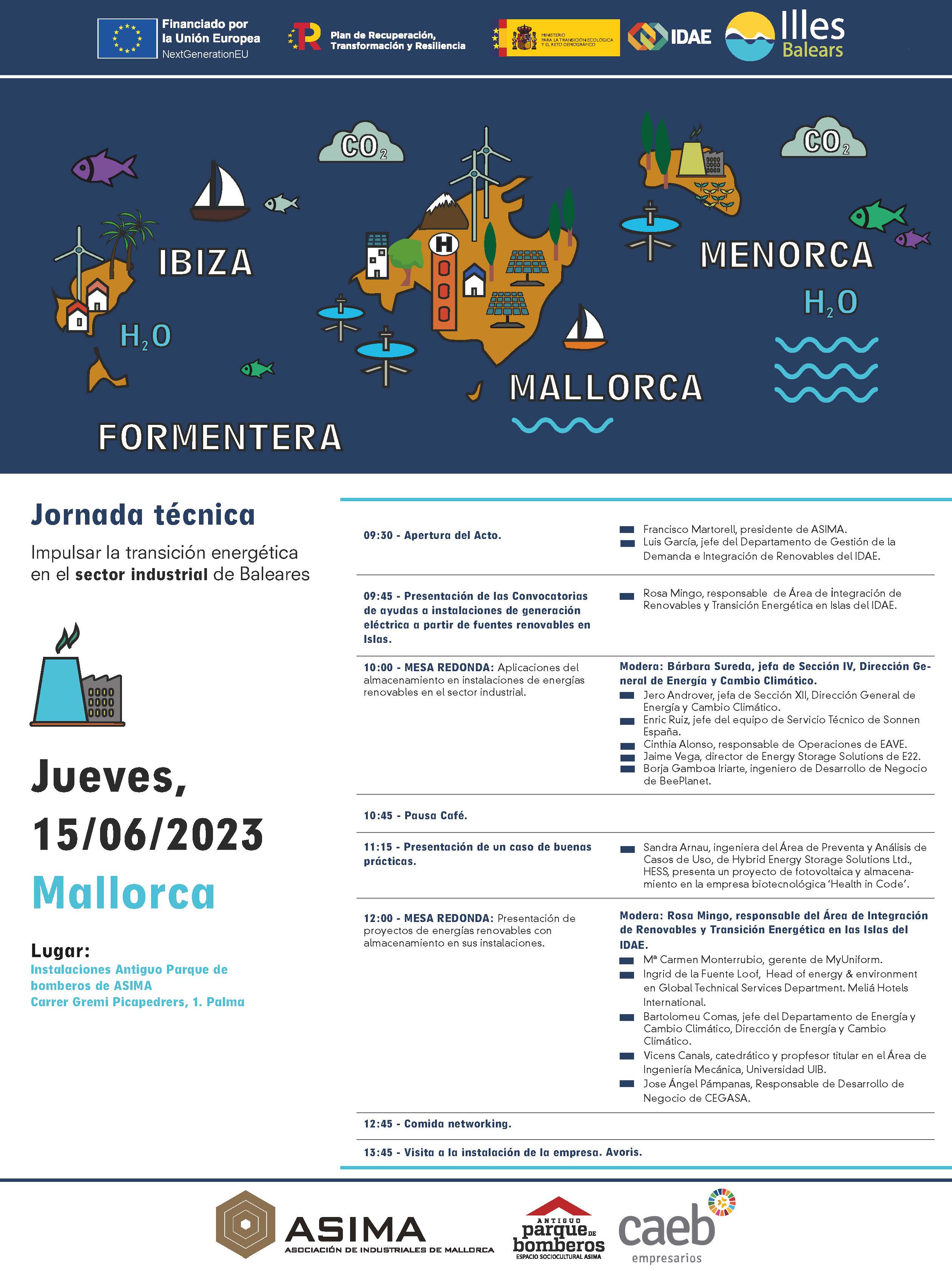 Jornada técnica "Impulsar la transición energética en el sector industrial de Baleares"