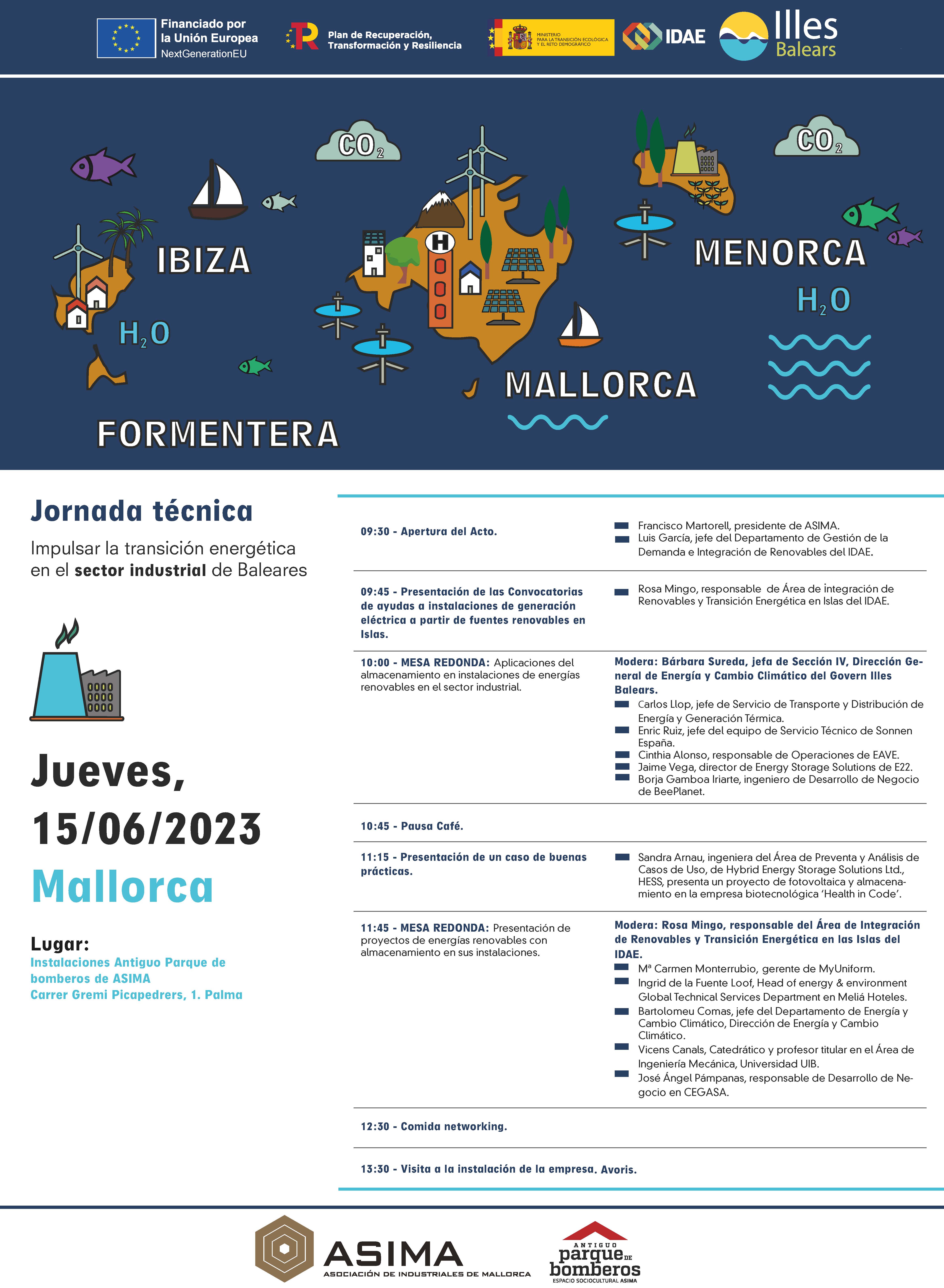 Jornada técnica "Impulsar la transición energética en el sector industrial de Baleares"