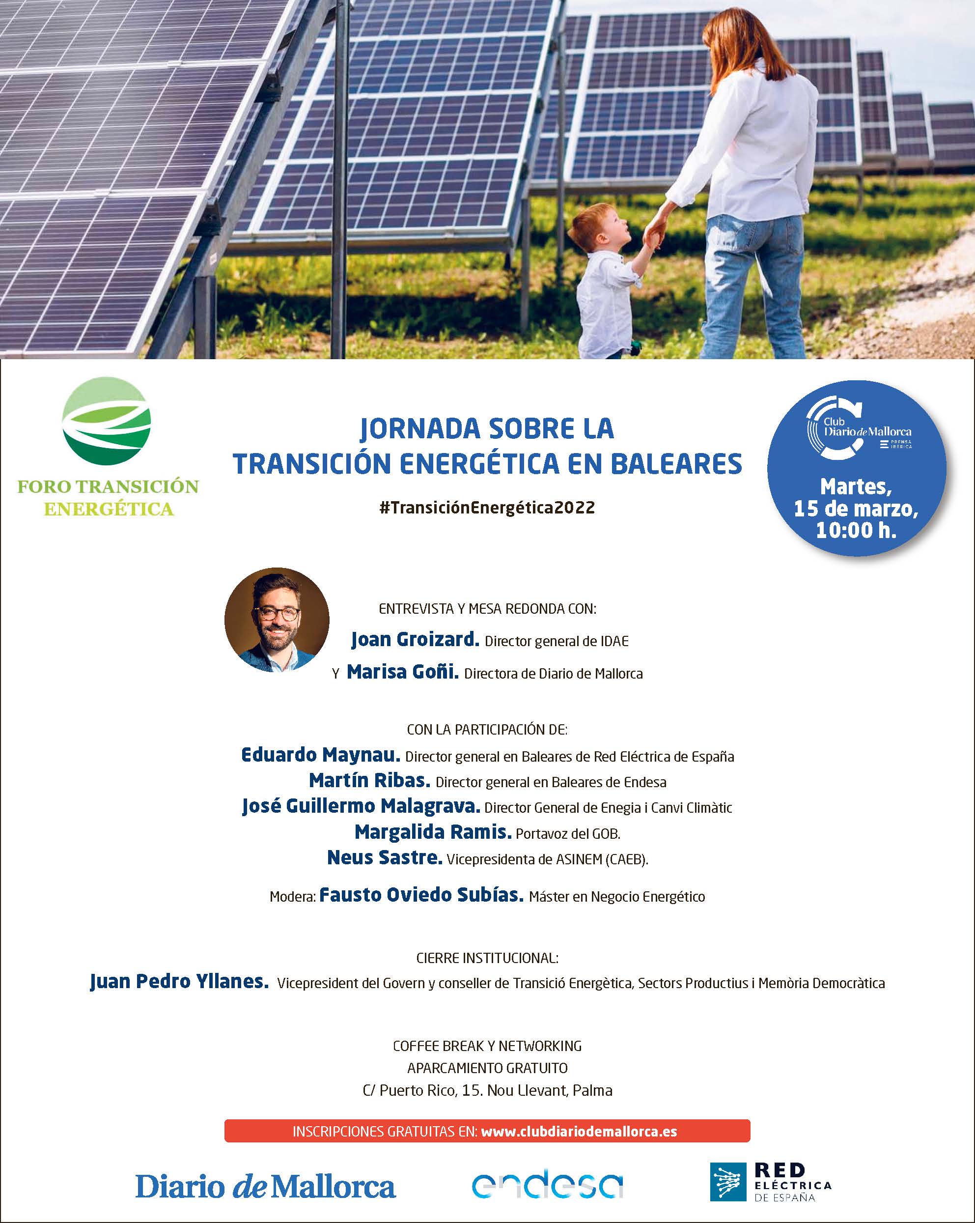 Foro de Transición Energética. Debate sobre el presente y el futuro energético de Balears