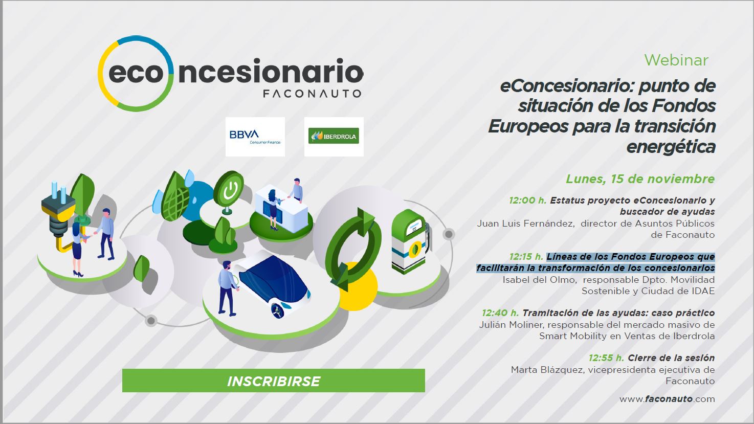 Webinar eConcesionario: punto de situación de los Fondos Europeos para la transición energética
