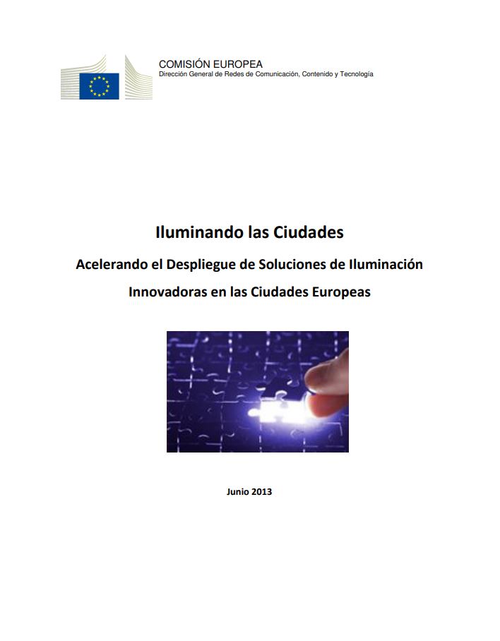 Iluminando las ciudades. Publicación Comisión Europea