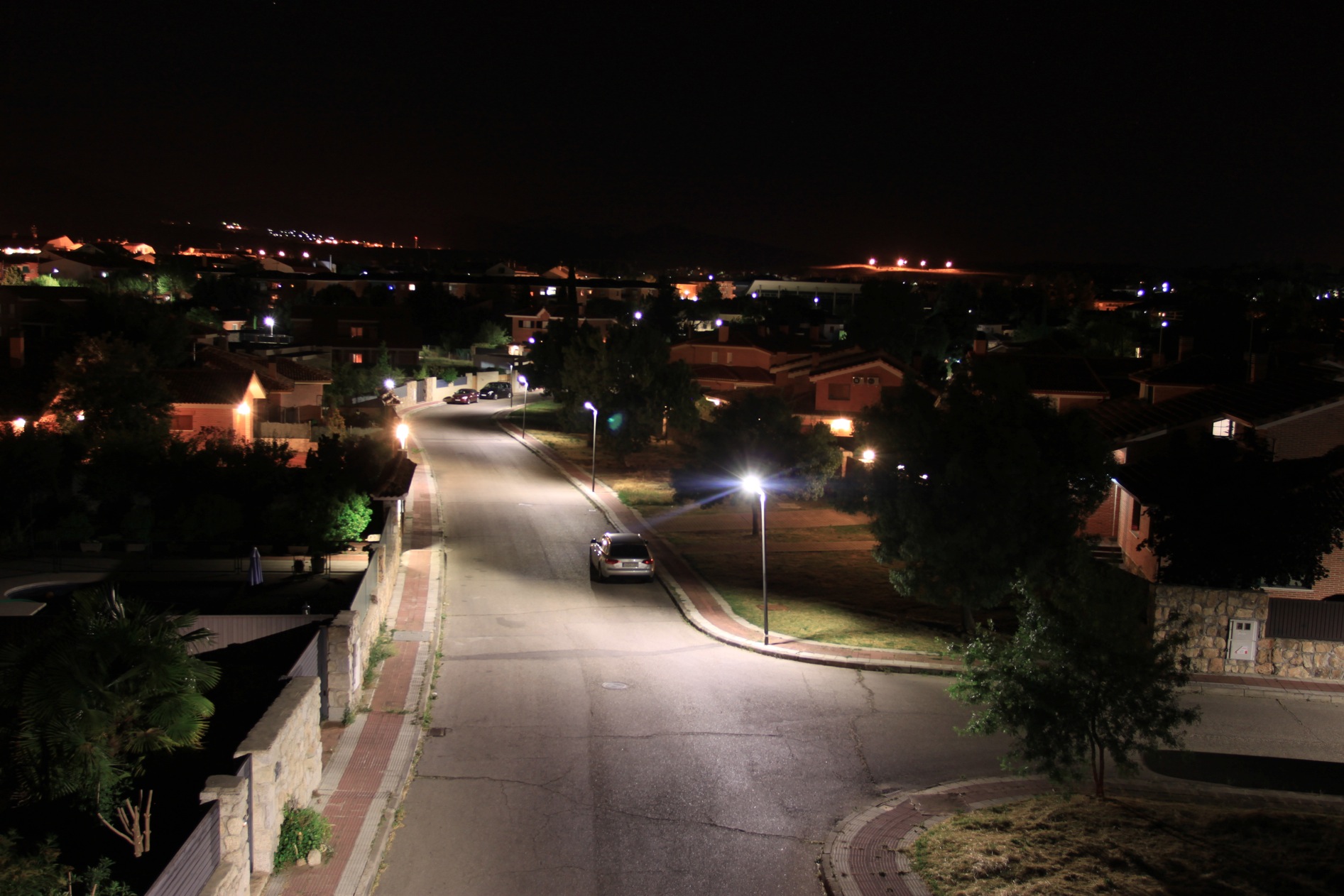 Alumbrado exterior todo LED del municipio Soto del Real